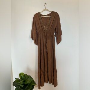 Back from bali maxi dress XL boho hippie beach